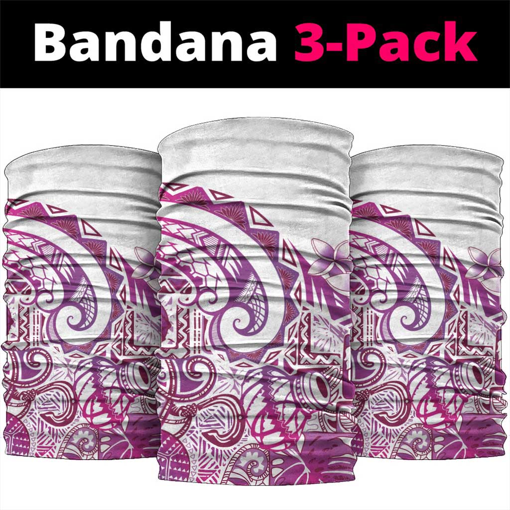 Aloha Hawaii Tapa Neck Gaiter Vibrant Fuchsia Hawaiian Ipu - Polynesian Pride