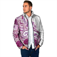 Aloha Hawaii Tapa Padded Jacket Vibrant Fuchsia Hawaiian Ipu - Polynesian Pride