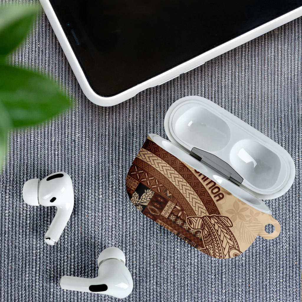 Samoa Mamanu Siapo Mocha AirPods Case Tatau Malie