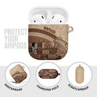Samoa Mamanu Siapo Mocha AirPods Case Tatau Malie