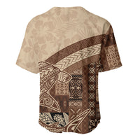 Samoa Mamanu Siapo Mocha Baseball Jersey Tatau Malie
