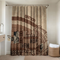 Samoa Mamanu Siapo Mocha Bathroom Set Tatau Malie