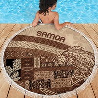 Samoa Mamanu Siapo Mocha Beach Blanket Tatau Malie
