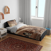 Samoa Mamanu Siapo Mocha Bedding Set Tatau Malie