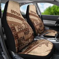 Samoa Mamanu Siapo Mocha Car Seat Cover Tatau Malie