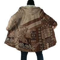 Samoa Mamanu Siapo Mocha Cloak Tatau Malie