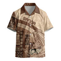 Samoa Mamanu Siapo Mocha Kid Hawaiian Shirt Tatau Malie