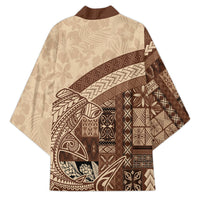 Samoa Mamanu Siapo Mocha Kimono Tatau Malie