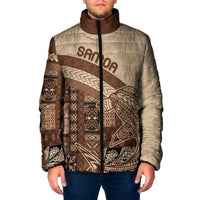Samoa Mamanu Siapo Mocha Padded Jacket Tatau Malie