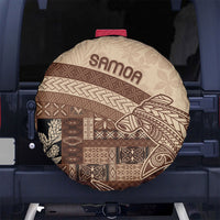 Samoa Mamanu Siapo Mocha Spare Tire Cover Tatau Malie
