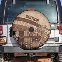 Samoa Mamanu Siapo Mocha Spare Tire Cover Tatau Malie