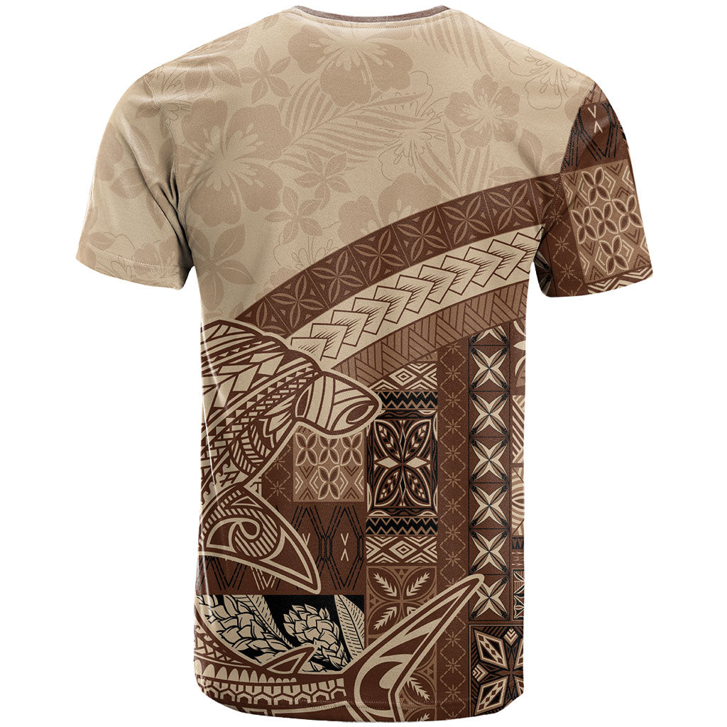 Samoa Mamanu Siapo Mocha T Shirt Tatau Malie