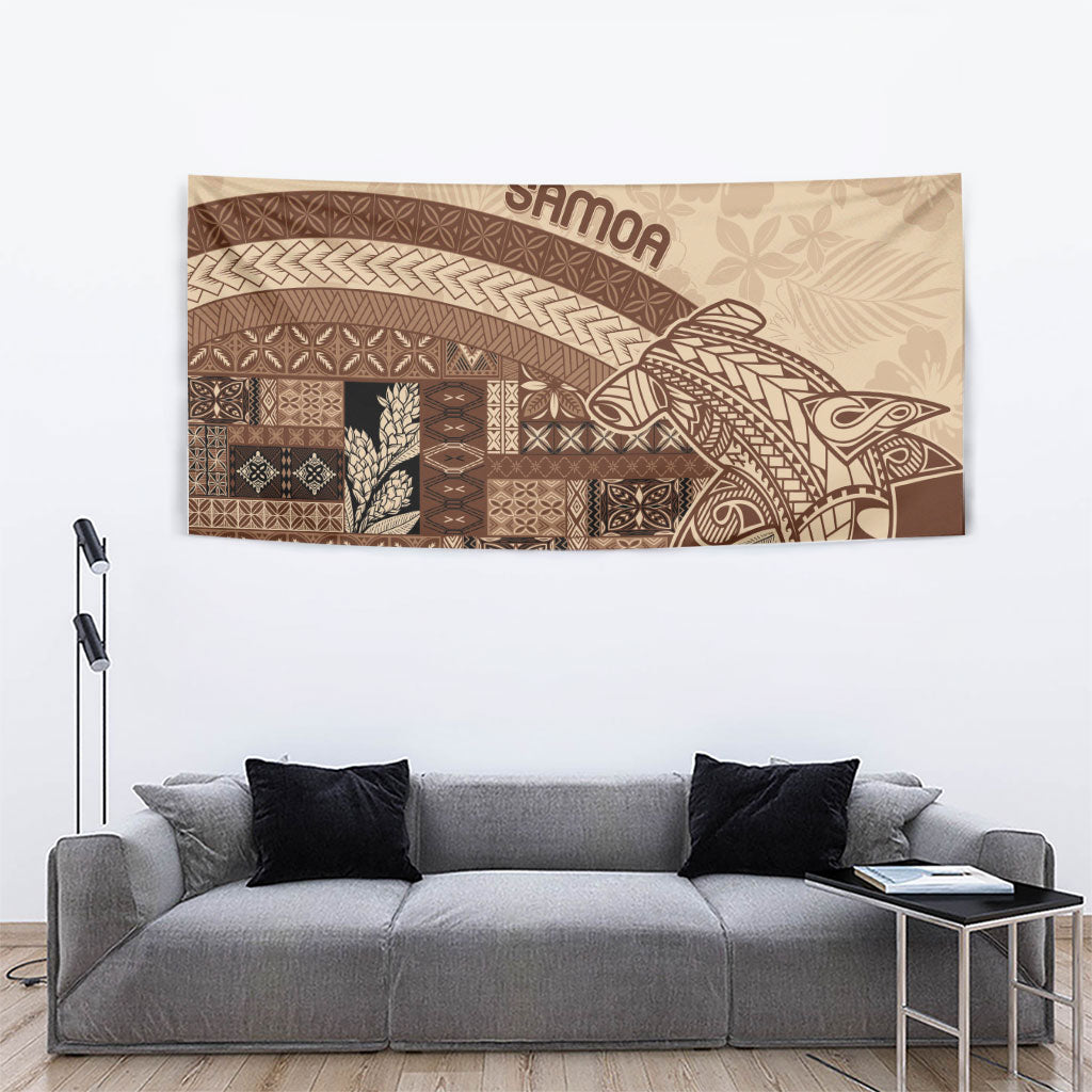 Samoa Mamanu Siapo Mocha Tapestry Tatau Malie