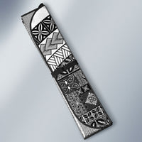 Samoa Mamanu Siapo Classic Black Auto Sun Shade Tatau Malie