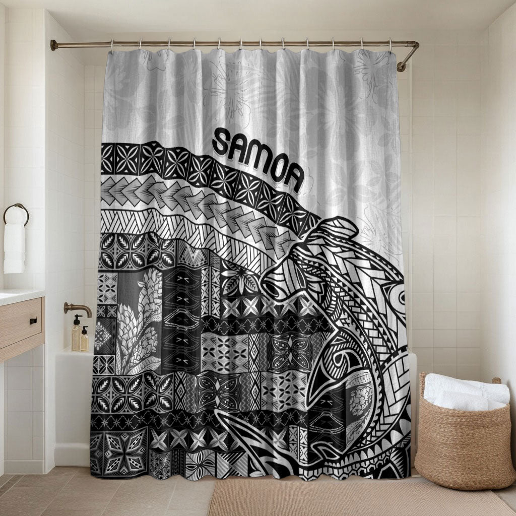 Samoa Mamanu Siapo Classic Black Bathroom Set Tatau Malie