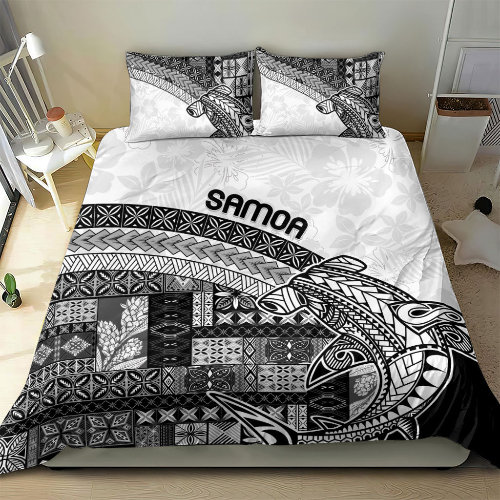 Samoa Mamanu Siapo Classic Black Bedding Set Tatau Malie