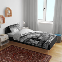 Samoa Mamanu Siapo Classic Black Bedding Set Tatau Malie