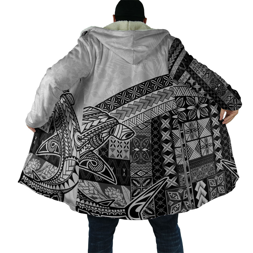 Samoa Mamanu Siapo Classic Black Cloak Tatau Malie