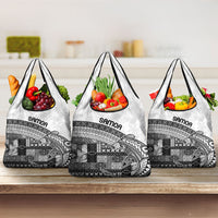 Samoa Mamanu Siapo Classic Black Grocery Bag Tatau Malie