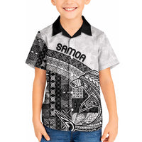 Samoa Mamanu Siapo Classic Black Hawaiian Shirt Tatau Malie
