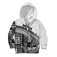 Samoa Mamanu Siapo Classic Black Kid Hoodie Tatau Malie