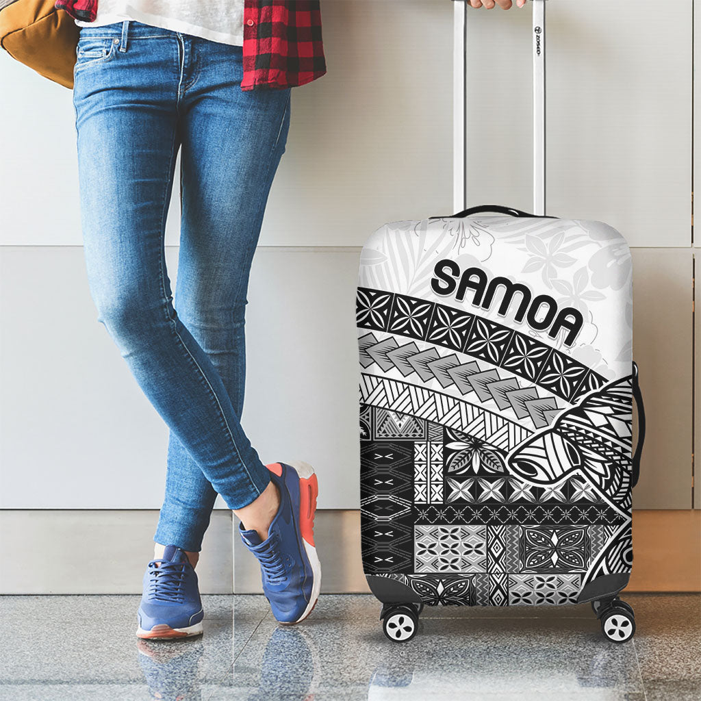 Samoa Mamanu Siapo Classic Black Luggage Cover Tatau Malie