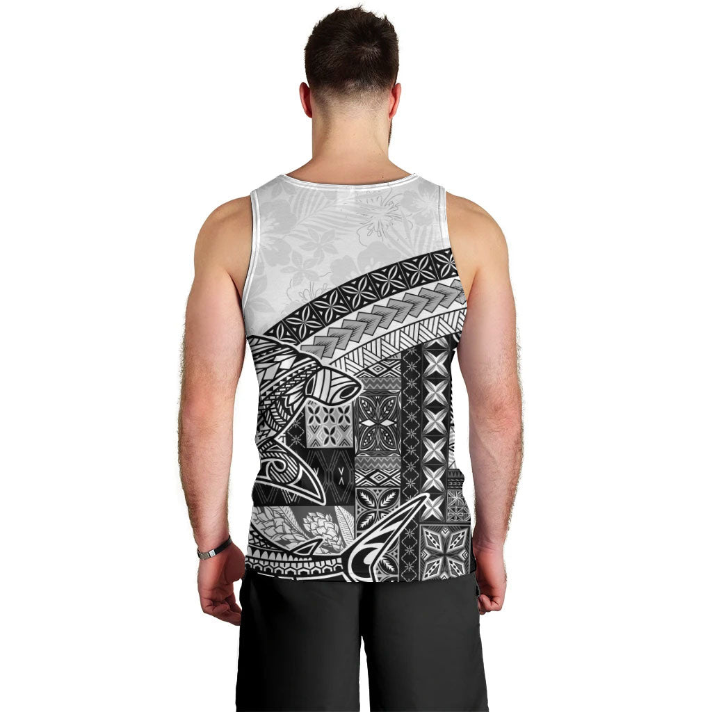 Samoa Mamanu Siapo Classic Black Men Tank Top Tatau Malie