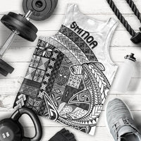 Samoa Mamanu Siapo Classic Black Men Tank Top Tatau Malie