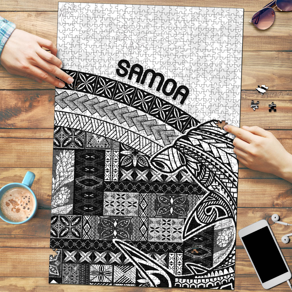 Samoa Mamanu Siapo Classic Black Puzzle Tatau Malie