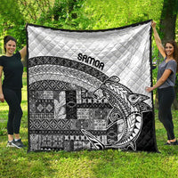 Samoa Mamanu Siapo Classic Black Quilt Tatau Malie
