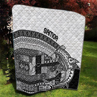 Samoa Mamanu Siapo Classic Black Quilt Tatau Malie