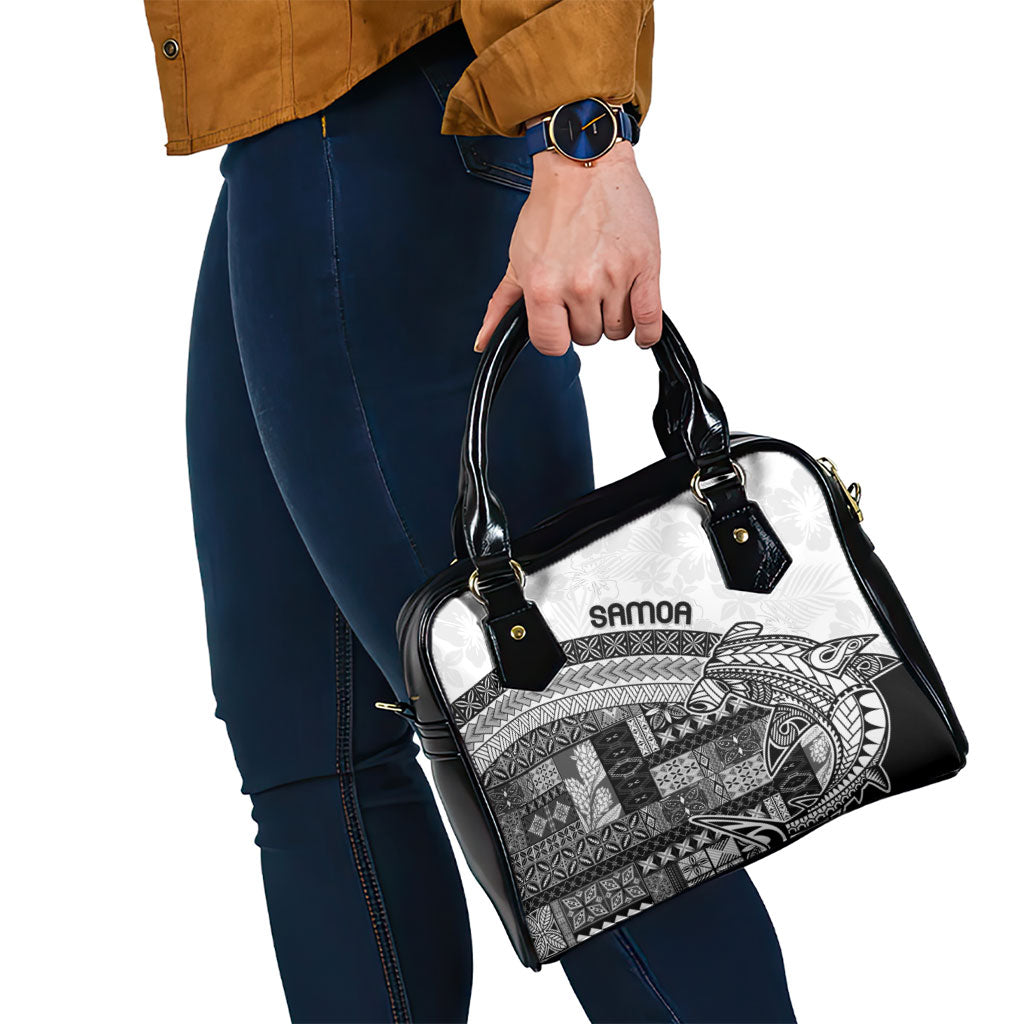 Samoa Mamanu Siapo Classic Black Shoulder Handbag Tatau Malie