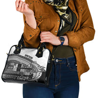 Samoa Mamanu Siapo Classic Black Shoulder Handbag Tatau Malie
