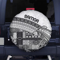 Samoa Mamanu Siapo Classic Black Spare Tire Cover Tatau Malie