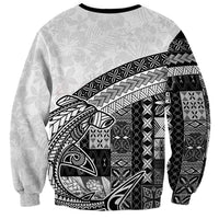 Samoa Mamanu Siapo Classic Black Sweatshirt Tatau Malie