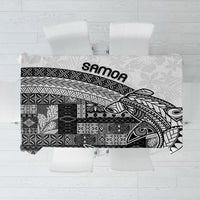 Samoa Mamanu Siapo Classic Black Tablecloth Tatau Malie