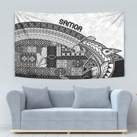 Samoa Mamanu Siapo Classic Black Tapestry Tatau Malie