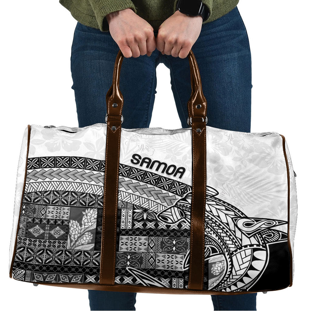 Samoa Mamanu Siapo Classic Black Travel Bag Tatau Malie