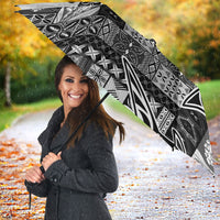 Samoa Mamanu Siapo Classic Black Umbrella Tatau Malie