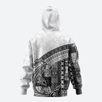 Samoa Mamanu Siapo Classic Black Zip Hoodie Tatau Malie