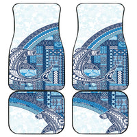 Samoa Mamanu Siapo Royal Blue Car Mats Tatau Malie