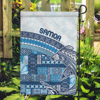 Samoa Mamanu Siapo Royal Blue Garden Flag Tatau Malie