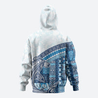 Samoa Mamanu Siapo Royal Blue Hoodie Tatau Malie