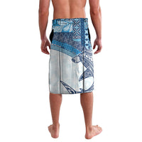 Samoa Mamanu Siapo Royal Blue Lavalava Tatau Malie