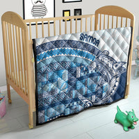 Samoa Mamanu Siapo Royal Blue Quilt Tatau Malie