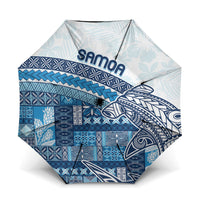 Samoa Mamanu Siapo Royal Blue Umbrella Tatau Malie