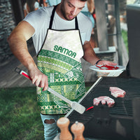 Samoa Mamanu Siapo Forest Green Apron Tatau Malie