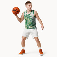 Samoa Mamanu Siapo Forest Green Basketball Jersey Tatau Malie