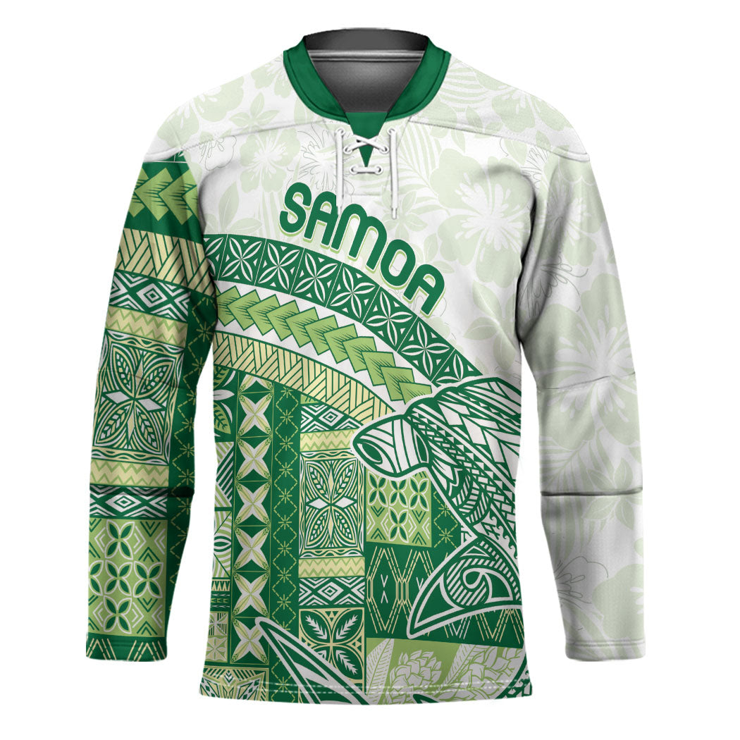 Samoa Mamanu Siapo Forest Green Hockey Jersey Tatau Malie