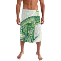 Samoa Mamanu Siapo Forest Green Lavalava Tatau Malie